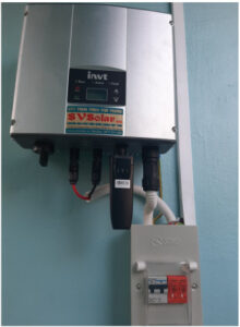 Hệ thống bộ hoà lưới điện mặt trời 3Kwp 8 tấm pin 385wp MONO Chú Châu ở Bình Phong, Tân Mỹ Chánh, Tiền Giang 4 chchau6