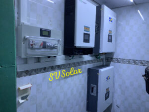 gói nâng cấp từ thiết bị cũ lên hệ mặt trời lưu trữ độc lập 10kWh với hệ lưu trữ salan 5KW