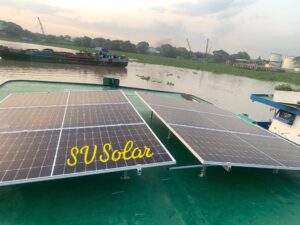 Hoàn thành hệ thống lưu trữ salan NLMT 5KW với 6 tấm pin 545W cho anh Bảo ở Bình Đức, Tiền Giang