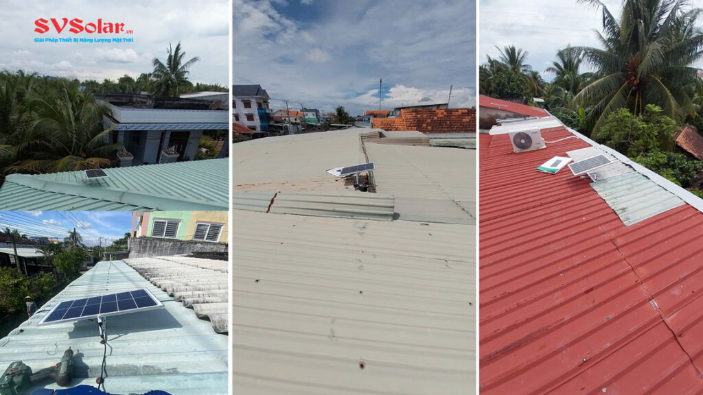 Lắp 6 đèn pha 300W ở Tam Hiệp