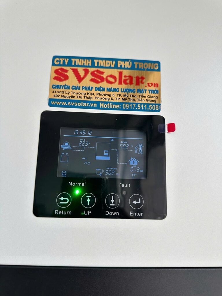 hệ hòa lưới bám tải 6Kwp