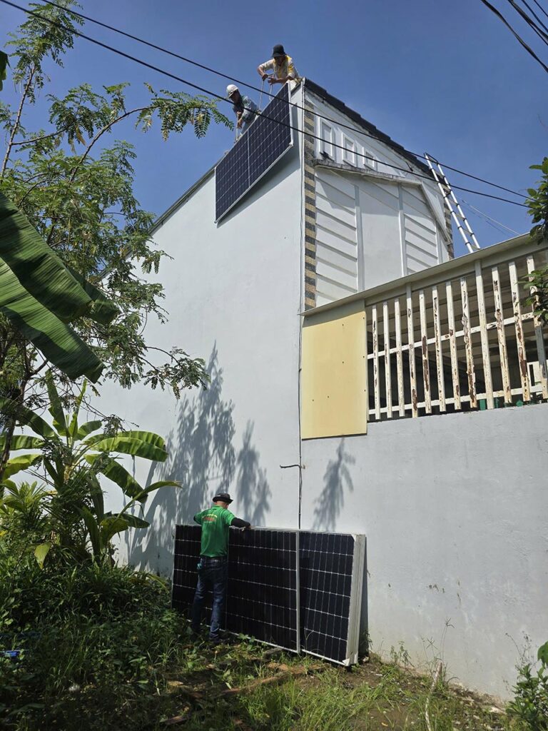 hệ thống năng lượng mặt trời 6Kwp 8 tấm pin 550w