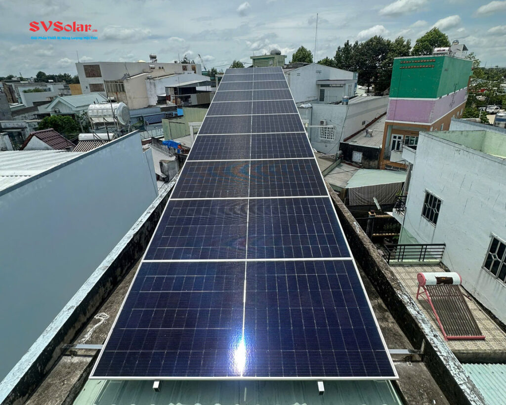 SVSolar lắp đặt hệ thống điện mặt trời cho gia đình chú Giang tại Phường 5, Mỹ Tho