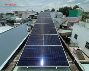 SVSolar lắp đặt hệ thống điện mặt trời cho gia đình chú Giang tại Phường 5, Mỹ Tho