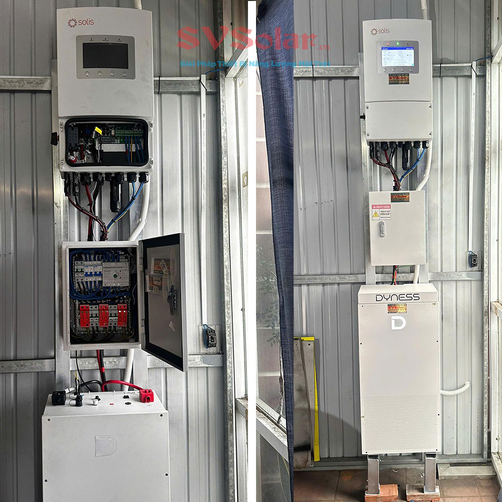 SVSolar lắp điện mặt trời cho trung tâm phụ kiện ô tô Trần Bình Auto