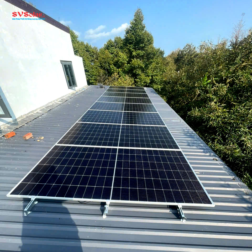  lắp điện mặt trời ở cái bè