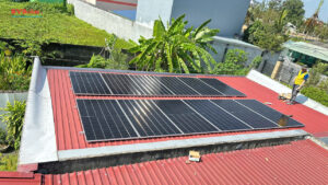 hệ điện mặt trời 6Kw có lưu trữ ở Mỹ Phong
