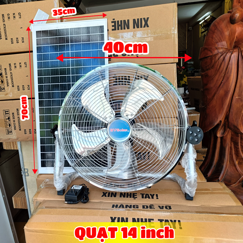 Quạt chân quỳ năng lượng mặt trời